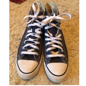 Blue High Top All Star Converse Mens 8